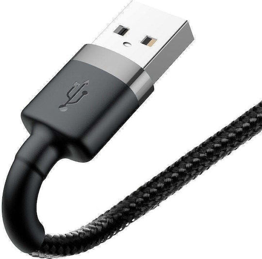 Baseus Cafule USB-A to Lightning Cable Γκρι 2m