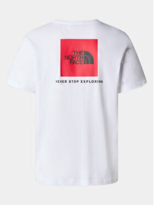 The North Face Redbox T-shirt Bărbătesc cu Mânecă Scurtă White NF0A87NPFN4