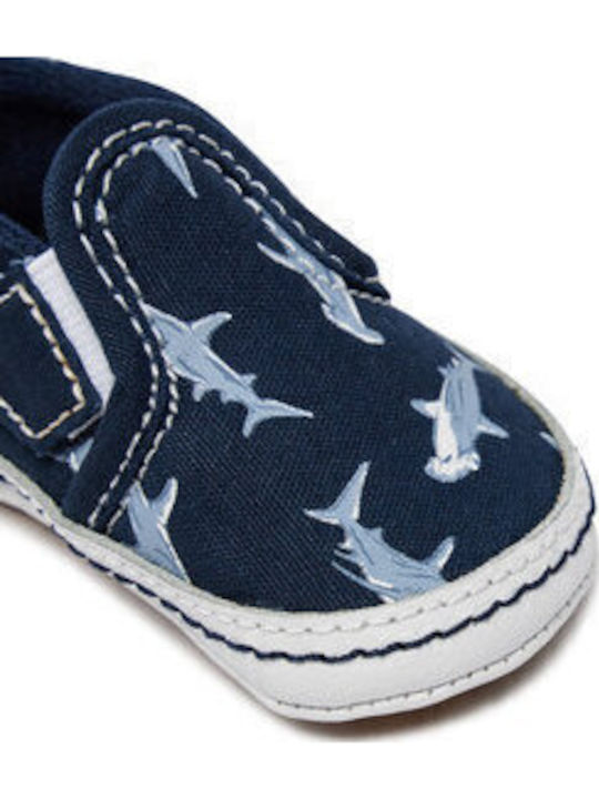 Πάνινα Παπούτσια Vans Slip-on V Crib Vn000cruber1 Blue/multi Πάνινα Παπούτσια Vans