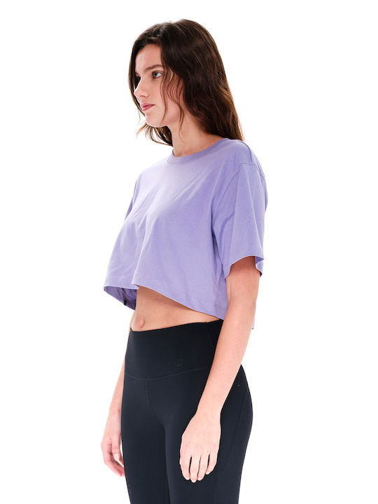 Emerson Women's Athletic Crop T-shirt Purple