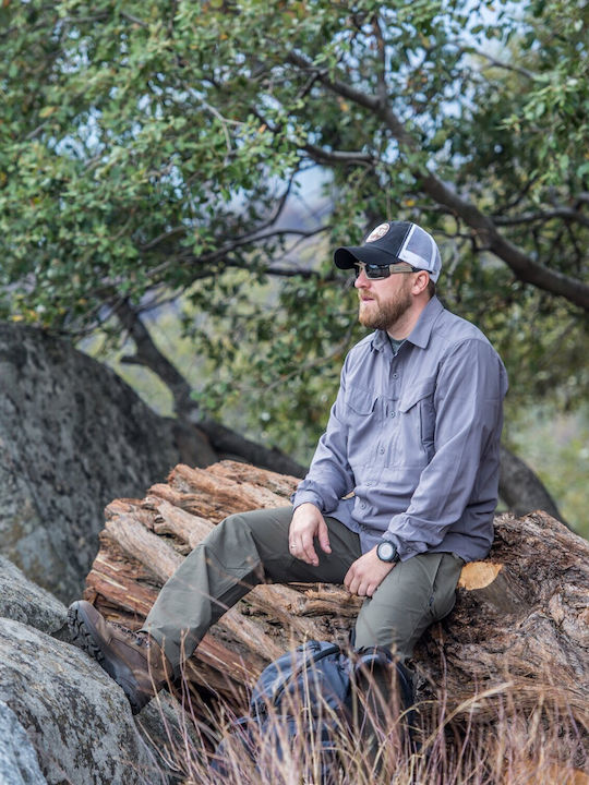 Long Sleeve Shirt in Regular Fit Gray