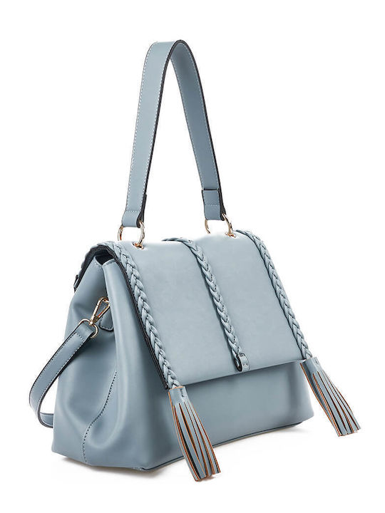 Verde Women's Bag Shoulder Light Blue