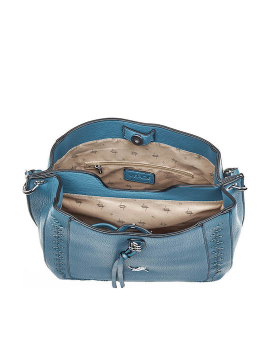 Damentasche Schultertasche Blau