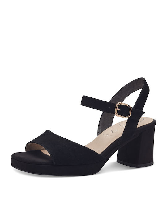 Tamaris Comfort Πέδιλα 8-88309-42 019 Black Suede