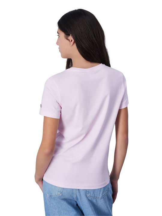 Champion Crewneck Women's T-shirt Pink