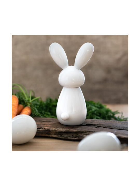Bisetti Set Manual Râșnițe Condimente din Lemn în Culoare Alb 18.5cm 1buc
