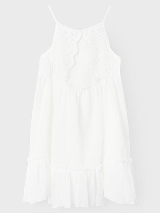 Παιδικό Φόρεμα Αμάνικο White
