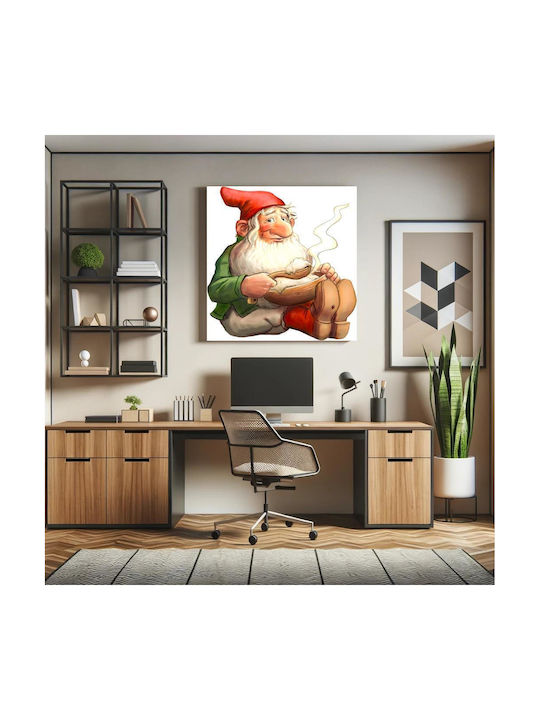 This Image Is One Of 72 From A Swedish Christmas Clip Art Cd, Now Released To The Public Domain By The Artist Alphazeta Painting on Canvas 120x120cm