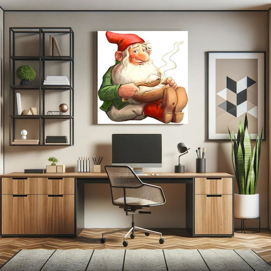 This Image Is One Of 72 From A Swedish Christmas Clip Art Cd, Now Released To The Public Domain By The Artist Alphazeta Painting on Canvas 120x120cm