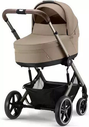 Cybex Balios S Lux Ρυθμιζόμενο Καρότσι Μωρού Kατάλληλο για Nεογέννητο Almond Beige 11.7kg