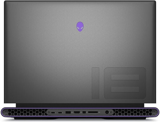 Dell Alienware M18 R2 18" QHD+ 165Hz (i9-14900HX/64GB/8TB SSD/GeForce RTX 4090/W11 Home) Тъмна метална луна (US Клавиатура)
