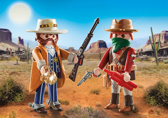 Playmobil Duo Pack Sheriff and Outlaw for 4-10 years old