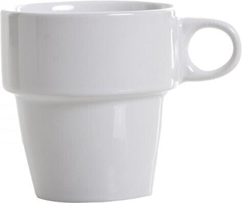 Secret de Gourmet Set of Cups Coffee Ceramic White 260ml 415839 6pcs