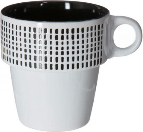 Secret de Gourmet Set Tassen Kaffee Keramik Weiß 260ml 6Stück
