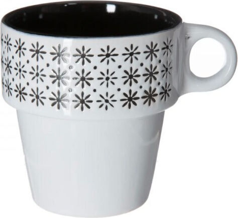 Secret de Gourmet Set Tassen Kaffee Keramik Weiß 260ml 6Stück