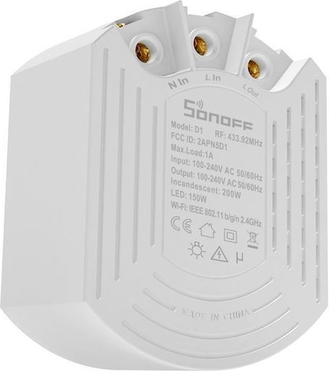 Sonoff Intelligenter Schalter Dimmer Wi-Fi & RF 10A