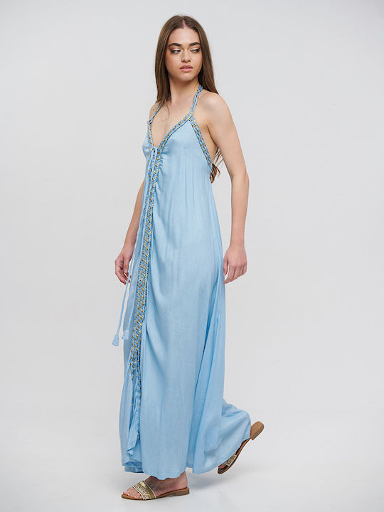 Ble Resort Collection Maxi Φόρεμα Γαλάζιο