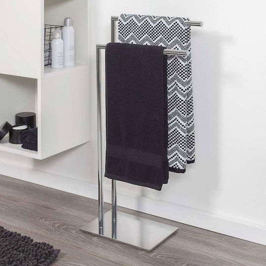 Sealskin Поставка за дрехи Баня Двоен ​45x80см Сребрист