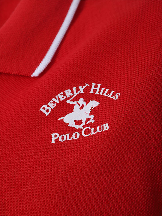 Polo beverly hills Kinderpolo Kurzarm Rot