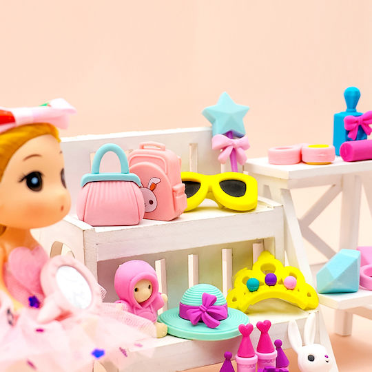 Fancy Erasers In Lunchbox: Girl