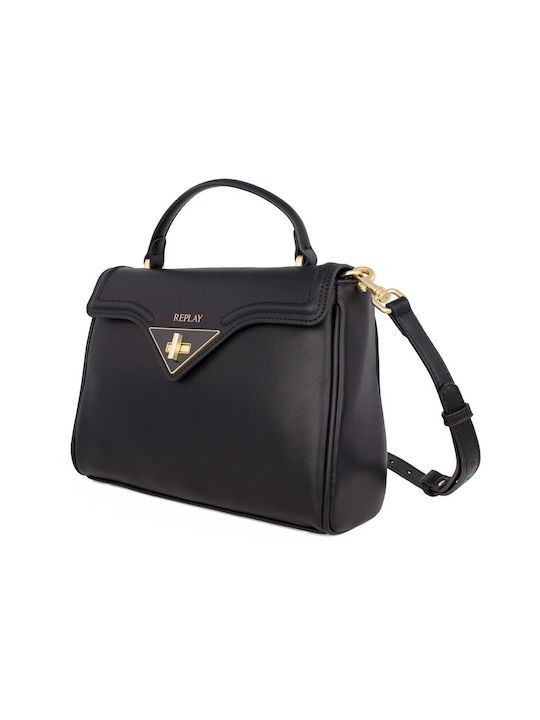 Replay Damen Tasche Hand Schwarz