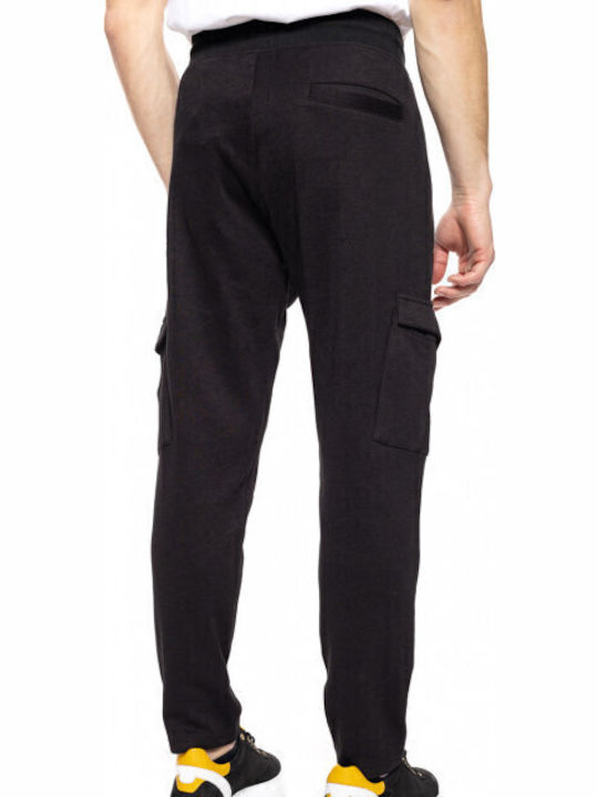 Splendid Παντελονι Cargo Ανδρικο Φουτερ 51-241-010 Black