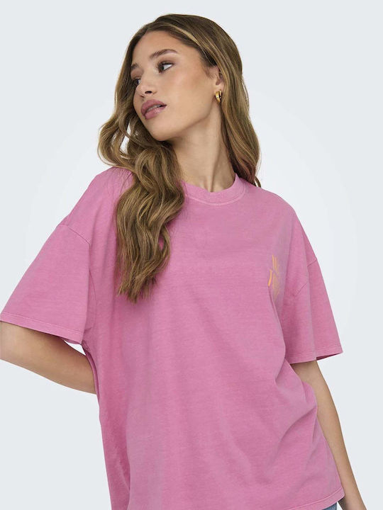 Only Women's T-shirt Pink