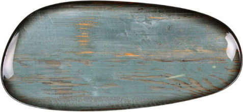 Bonna Platou de Servire Oval din Porțelan Multicoloră 36x17buc 1buc