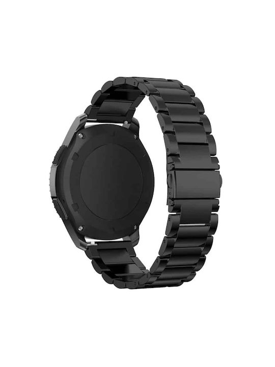 Edman 3z brățară de schimb pentru Samsung Watch Active, 20mm, universal, negru