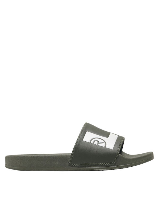 Levi's Herren Khaki Gummi Flip-Flops - 231548-011