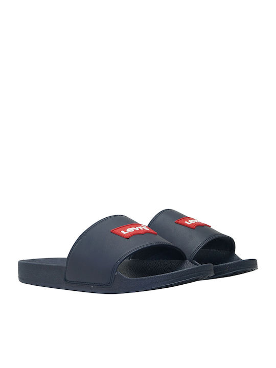 Levi's Ανδρικές Σαγιονάρες Μπλε Καουτσούκ - 235642-006