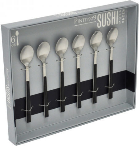 Pintinox Set de Linguri Desert / Înghețată Inoxidabile Maro 6buc