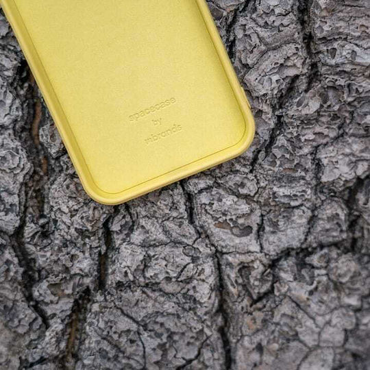 Spacecase Silicone Umschlag Rückseite Silikon Gelb (Redmi Note 12 5G)