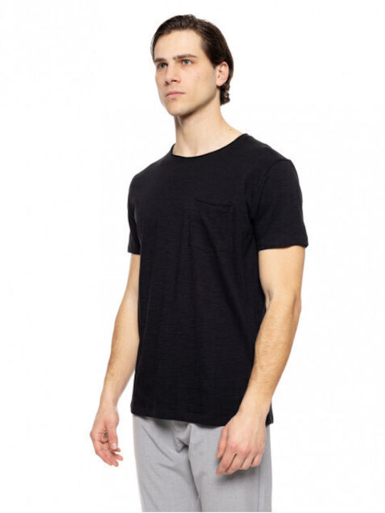 Smart Fashion Short sleeve with pocket T-shirt 51-206-034 Black