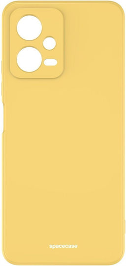 Spacecase Silicone Umschlag Rückseite Silikon Gelb (Redmi Note 12 5G)