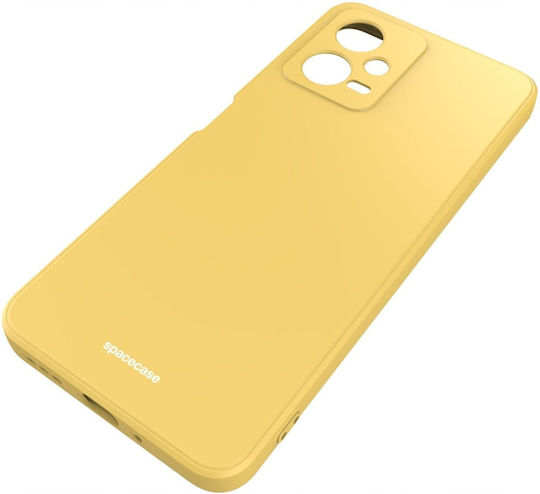 Spacecase Silicone Umschlag Rückseite Silikon Gelb (Redmi Note 12 5G)