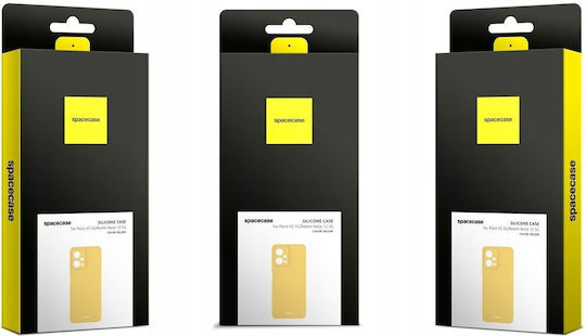 Spacecase Silicone Umschlag Rückseite Silikon Gelb (Redmi Note 12 5G)