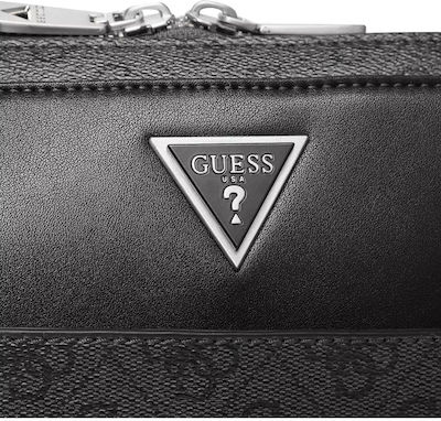 Guess Vezzola Saffiano Bag for Laptop Black