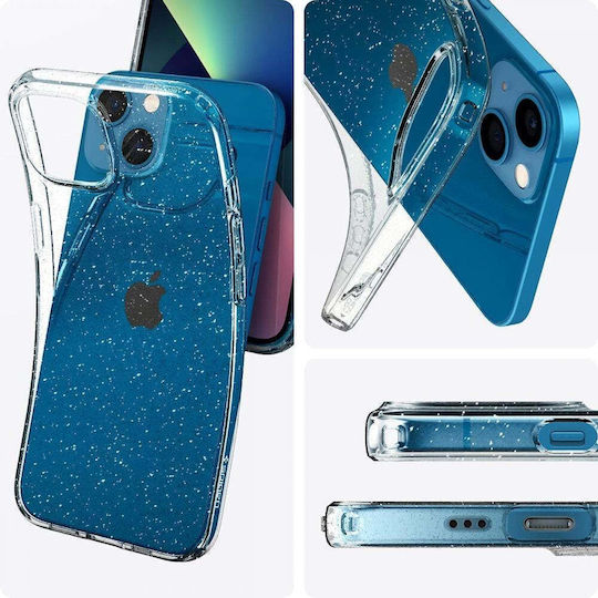 Spigen Liquid Crystal Back Cover Σιλικόνης Ροζ (iPhone 13)