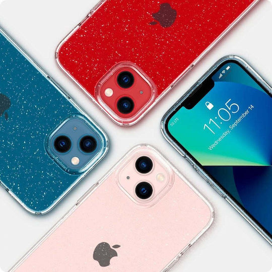 Spigen Liquid Crystal Back Cover Σιλικόνης Ροζ (iPhone 13)