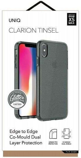 Uniq Clarion Tinsel 360 Full Cover Plastic / Silicone Gray (iPhone XS Max)