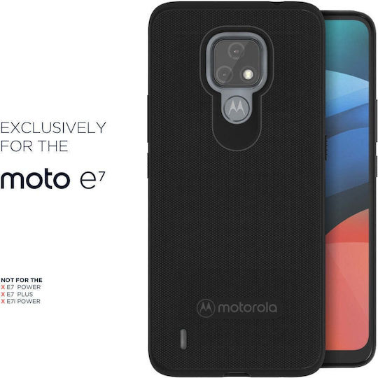Motorola Задна Корица Силикон Черна