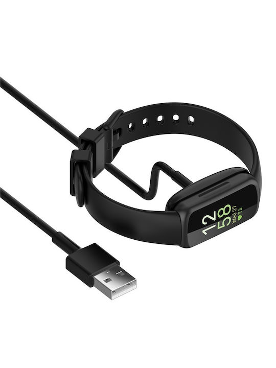 Edman Ladegerät für Fitbit Inspire 3 Schwarzς