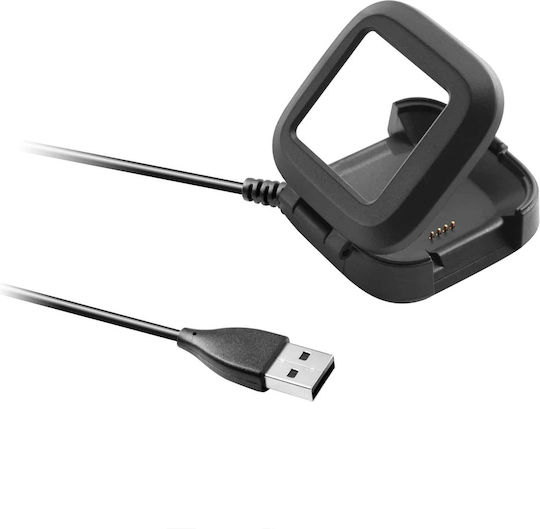 Edman Ladegerät für Fitbit Versa Schwarzς