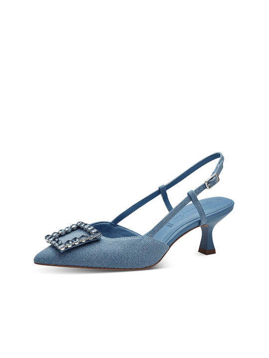 Tamaris Anatomic Blue Medium Heels