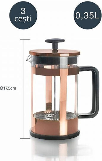 Lacor Cafetieră Cu Filtru Manual Din Oțel Inoxidabil Bronz 350ml