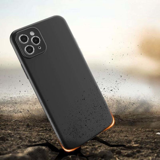 HQWear Soft Back Cover Silicone Black (Moto G53)
