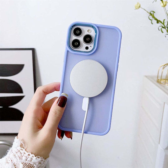 HQWear Back Cover Σιλικόνης / Πλαστικό Μπλε (iPhone 15 Pro)