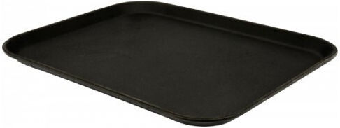 Stalgast Plastic Dreptunghiular Tavă de Servire Antiderapant cu Mânere în Culoare Negru 65x45cm 1buc