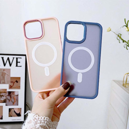 HQWear Back Cover Σιλικόνης / Πλαστικό Μπλε (iPhone 15 Pro)